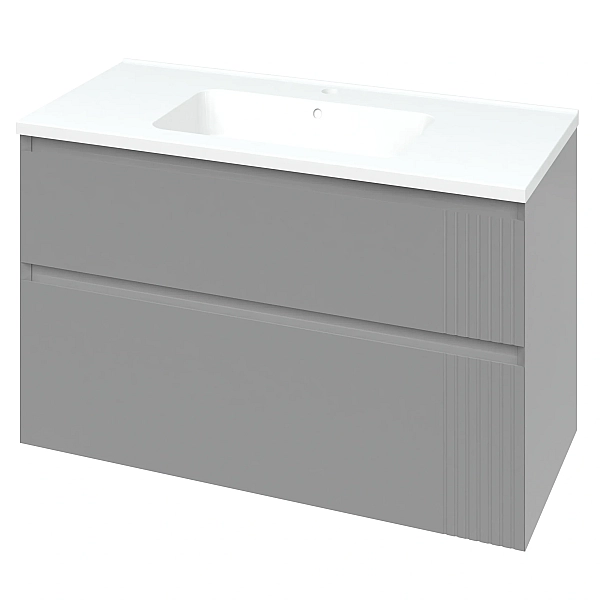 "Родео" Тумба підвісна з ум. Родео 100, сіра