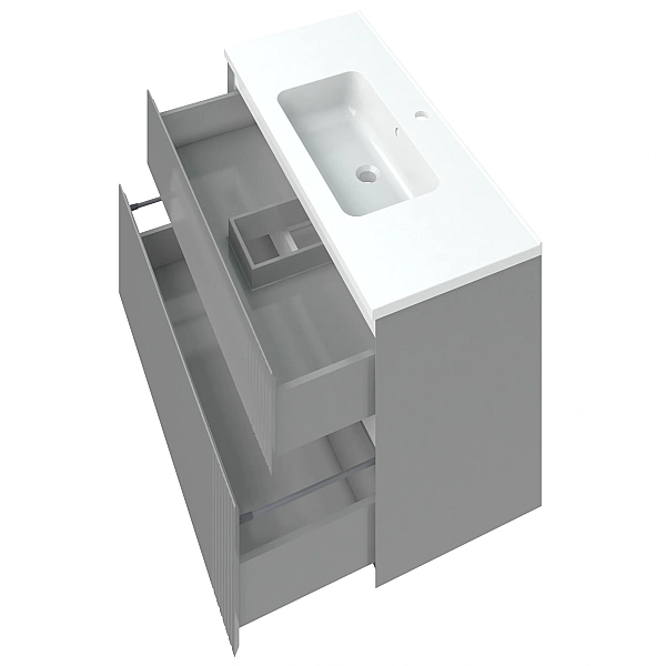 "Родео" Тумба підвісна з ум. Родео 100, сіра - Фото - 2