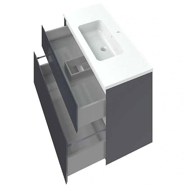 "Родео" Тумба підвісна з ум. Родео 100, антрацит - Фото - 2