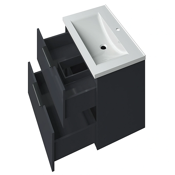 "Фест" Тумба з ум. Глорія 80 (антрацит) - Фото - 2