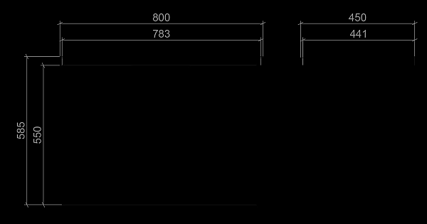 "Фест" Тумба з ум. Глорія 80 (антрацит) - Фото - 4