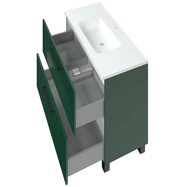 "Елара" Тумба підлогова з ум.Родео 100 смарагд - Фото - 2