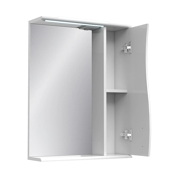 Дз.з св.з шкаф 55 роз, хвиля, біле, П - Фото - 2