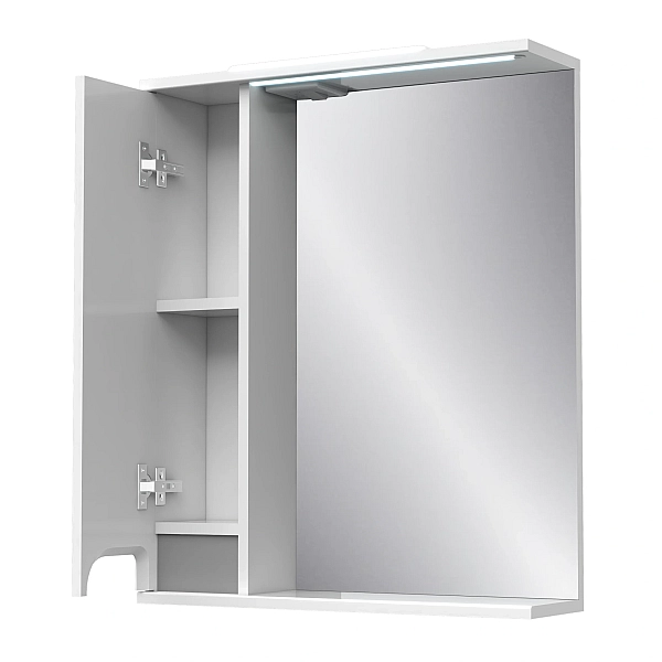 "Корнелія" Дзеркало 70 см з світ. сіре металік Лв - Фото - 2