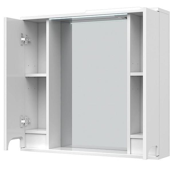 "Корнелія" Дзеркало 90см 2 шк. з світ. біле - Фото - 2