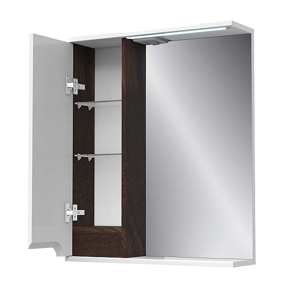 "Верона" Дзеркало з світ. з шкаф. (до кінця) 60 венге (Лв) - Фото - 2