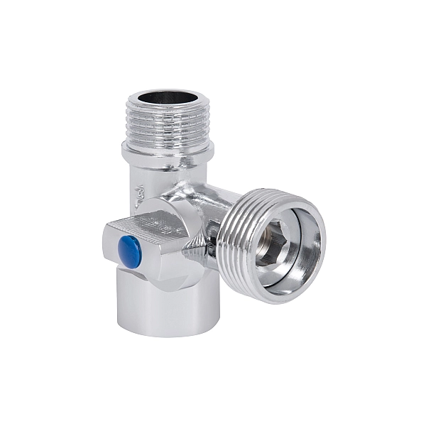 Кран приборный шаровой Thermo Alliance Forte 1/2"х3/4"х1/2" SF186W152015 - Фото - 5