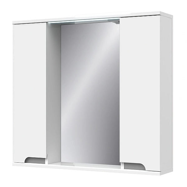 "Верона" Дзеркало з світ. з 2 шкаф. 100 сіре