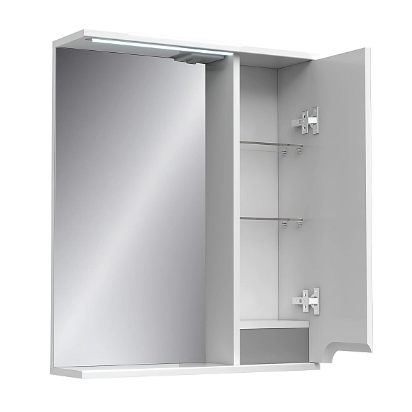 "Верона" Дзеркало з світ. з шкаф. 70 сіре (Пр) - Фото - 2