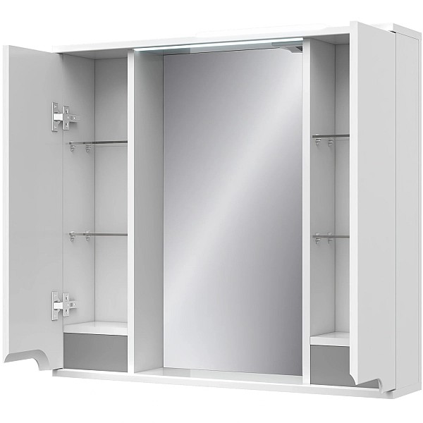 "Верона" Дзеркало з світ. з 2 шкаф. 80 сіре - Фото - 2