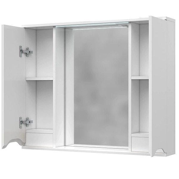 "Амелія" Шафа з дзерк. 90 ( 2 шкаф., біла ) - Фото - 2
