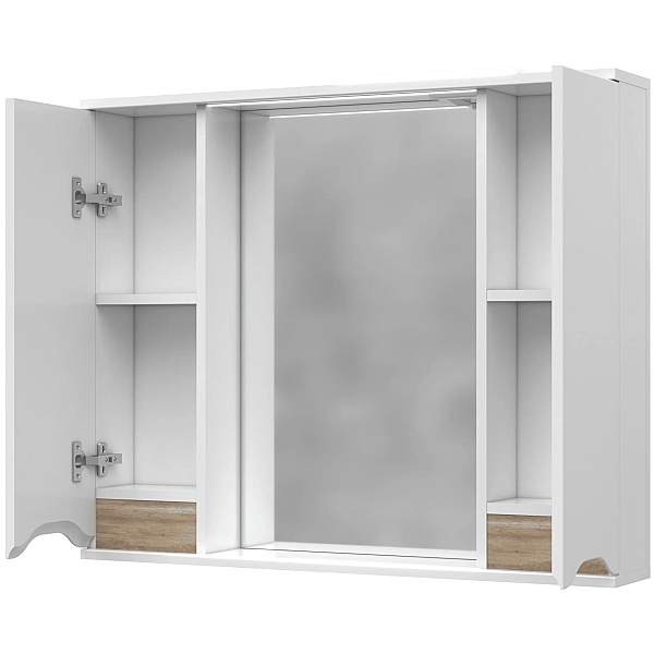 "Амелія" Шафа з дзерк. 90 ( 2 шкаф., дуб сонома ) - Фото - 2