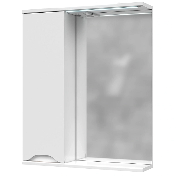 "Амелія" Шафа з дзеркалом 60 ( біла ) Л.