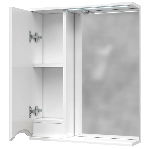 "Амелія" Шафа з дзеркалом 60 ( біла ) Л. - Фото - 2