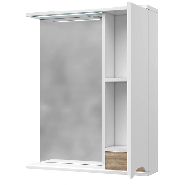 "Амелія" Шафа з дзеркалом 70 ( дуб сонома ) П. - Фото - 2