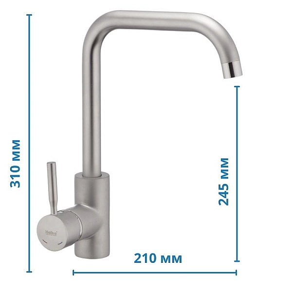 Змішувач для кухні Haiba Hans 011 матовий (HB0882) - Фото - 2