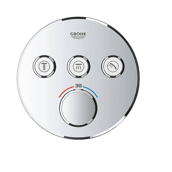Термостат прихованого монтажу на 3 споживача Grohe Grohtherm SmartControl (29121000) - Фото - 5