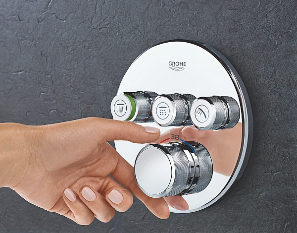 Термостат прихованого монтажу на 3 споживача Grohe Grohtherm SmartControl (29121000) - Фото - 7