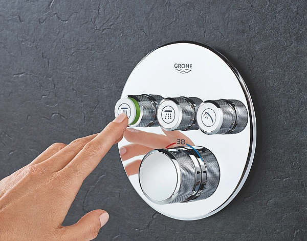 Термостат прихованого монтажу на 3 споживача Grohe Grohtherm SmartControl (29121000) - Фото - 6