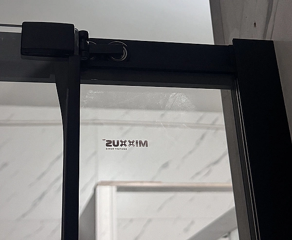 Душова кабіна без піддону Mixxus Premium Quadro SC01-120x80x195-TR Black прозоре скло 6мм (MI8293) - Фото - 9