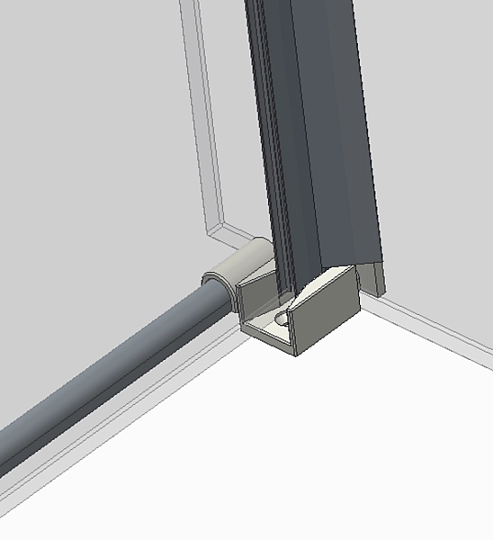 Бічна стінка до кабіни Koer SR SW01-90x200-TR-07 прозоре скло Easy Clean 8мм, графіт (KR5382) - Фото - 18