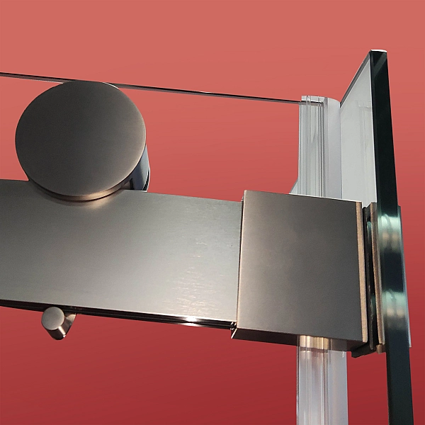 Бічна стінка до кабіни Koer SR SW01-90x200-TR-07 прозоре скло Easy Clean 8мм, графіт (KR5382) - Фото - 27