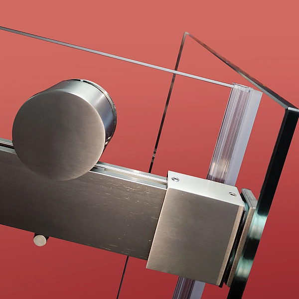 Бічна стінка до кабіни Koer SR SW01-90x200-TR-07 прозоре скло Easy Clean 8мм, графіт (KR5382) - Фото - 23