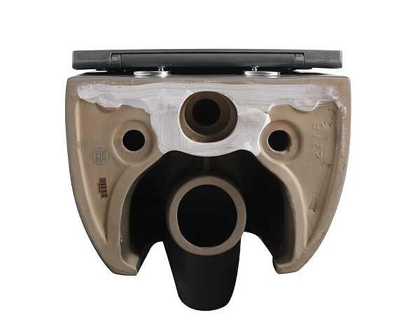 Унітаз підвісний Mixxus Premium TOPPER-0303-R GRAY 495x370x350mm система змиву RIMLESS (MP6657) - Фото - 6