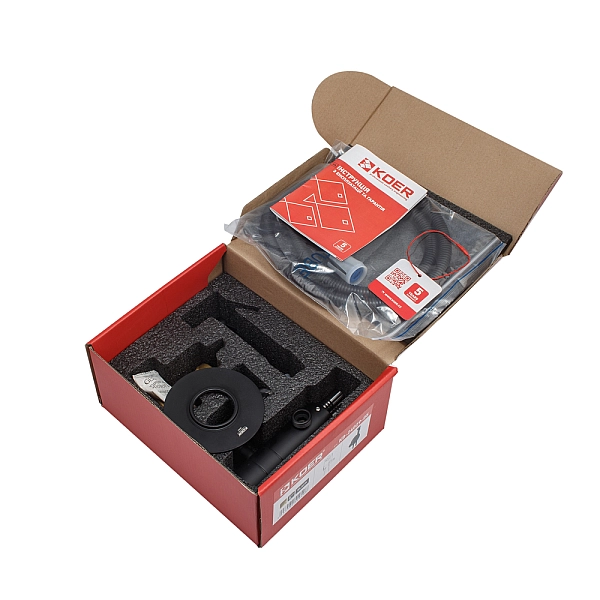 Змішувач для гігієнічного душу Koer KB-24029-05 термостатичний вбудований, колір чорний (KR5494) - Фото - 2