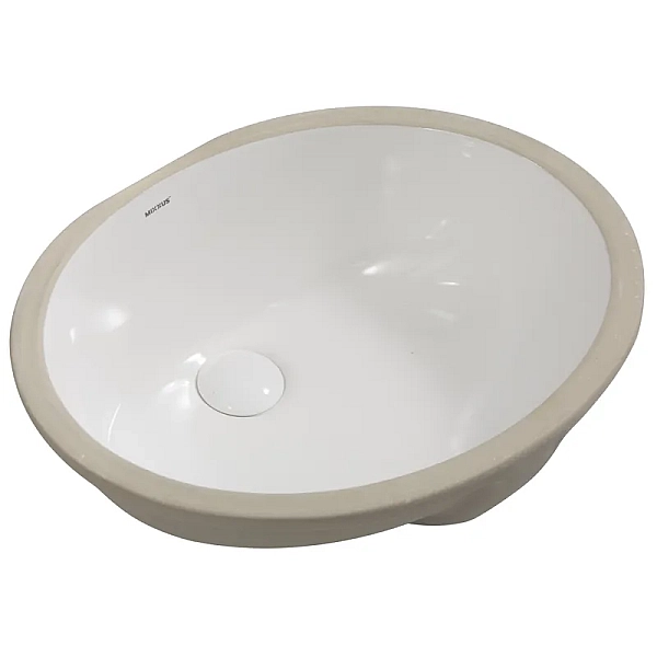 Раковина врізна під стільницю MIXXUS PREMIUM TOPPER-1701 495х405х205mm з переливом (MP6568)