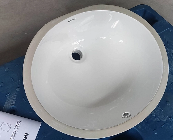 Раковина врізна під стільницю MIXXUS PREMIUM TOPPER-1701 495х405х205mm з переливом (MP6568) - Фото - 4