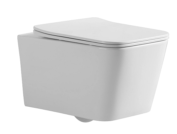 Унітаз підвісний Mixxus QUADRO-0304-R 520x360x365mm, система змиву RIMLESS (MI6707) - Фото - 3