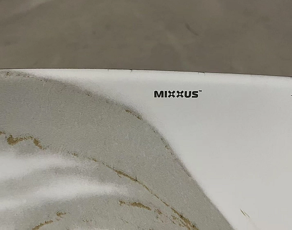 Раковина накладна MIXXUS PREMIUM ELLIPSE-0105 MARBLE-BLACK 600х400х150mm (MP6565) - Фото - 6