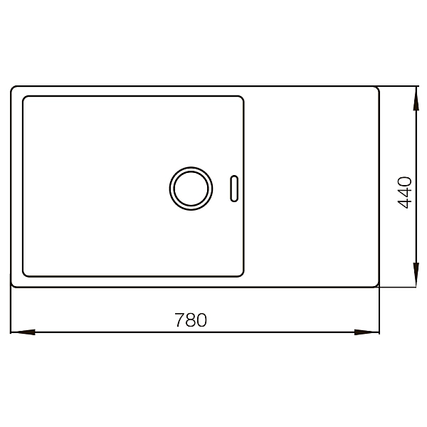 Мийка Mixxus MX7844-200-x1.2-PVD-Gold (MX0563) - Фото - 2