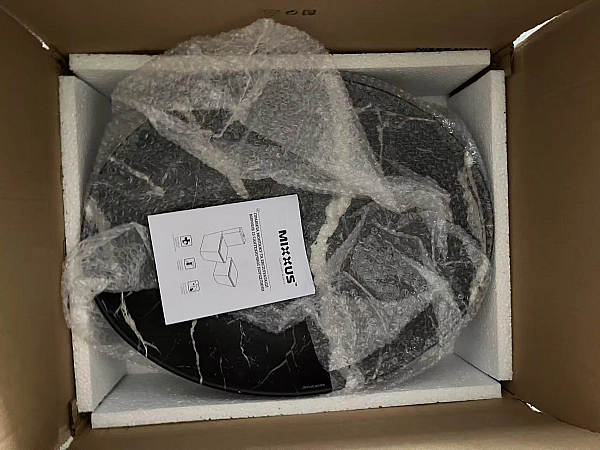 Раковина накладна Mixxus Premium ELLIPSE-0102 MARBLE 515х400х130mm (MP6552) - Фото - 6