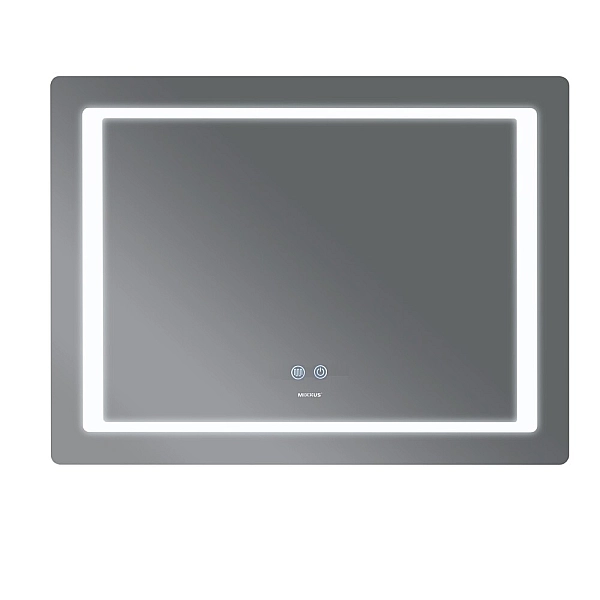 Дзеркало Mixxus STYLE MR13-80x60-Reverse з Led Touch, Anti-fog, димером, регулятором яскравості (MI6666) - Фото - 5