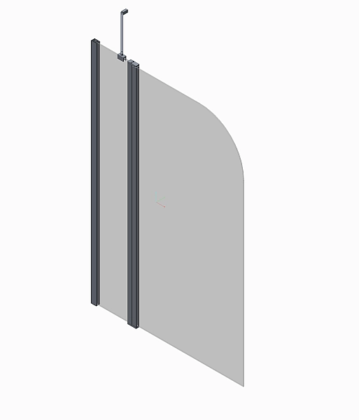 Шторки скляні на ванну Koer SR BS03-95x140-TR-01 прозоре скло 6мм, хром (KR5402) - Фото - 24