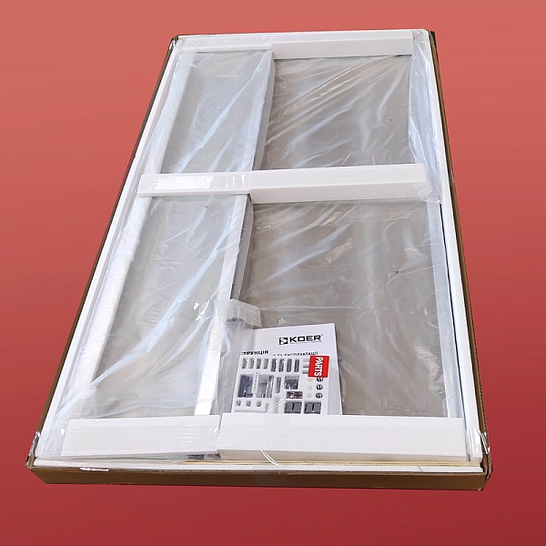 Шторки скляні на ванну Koer SR BS03-95x140-TR-01 прозоре скло 6мм, хром (KR5402) - Фото - 22