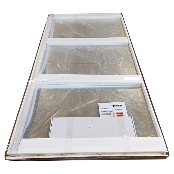 Душова перегородка Koer SR SP02-100x200-TR-01 Walk-In прозоре скло Easy Clean 8мм, хром (KR5395) - Фото - 23