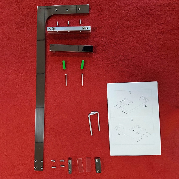 Душова перегородка Koer SR SP02-100x200-TR-01 Walk-In прозоре скло Easy Clean 8мм, хром (KR5395) - Фото - 29