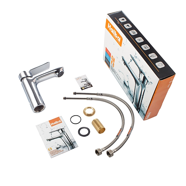 Змішувач для умивальника Haiba DIANA 001 (HB1014) - Фото - 6