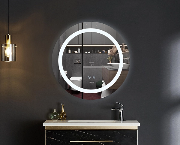 Дзеркало Mixxus PLAIN MC03-60 з Led Touch, Anti-fog, димером, регулятором яскравості (MI6662) - Фото - 16