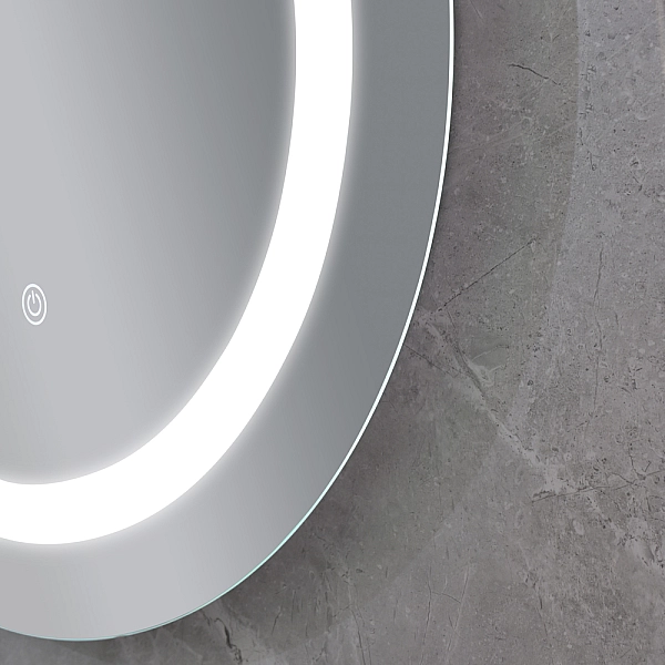 Дзеркало Mixxus PLAIN MC03-60 з Led Touch, Anti-fog, димером, регулятором яскравості (MI6662) - Фото - 5