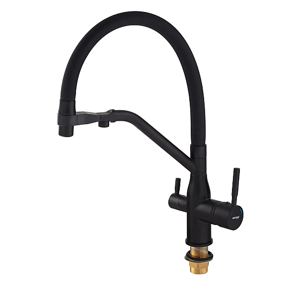 Змішувач для кухні MixxusPremium Gravity 021 BLACK REFL.BLACK (MI6978) - Фото - 2