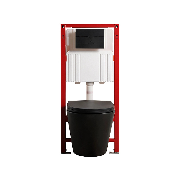 MIXXUS PREMIUM BEVEL-SET-2101 BLACK Комплект: Унітаз система змиву TORNADO 1.0+ Інсталяція з панеллю змиву BLACK MAT (MP6669) - Фото - 27