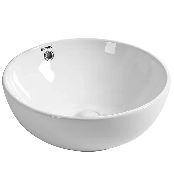 Раковина накладна Mixxus Premium ELLIPSE-0205 430х430х150mm з переливом (MP6530)