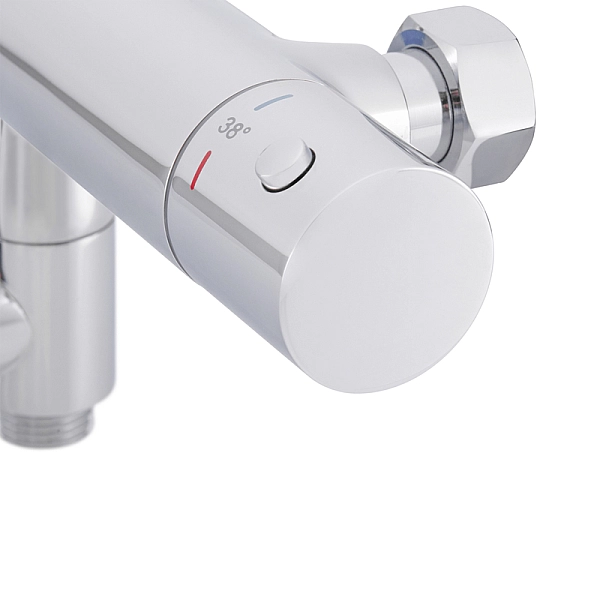 Душова колонна з термостатичним змішувачем Koer KB-57029-01 3 функції, колір хром (KR5482) - Фото - 5