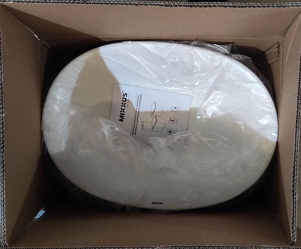 Раковина накладна Mixxus Premium ELLIPSE-0103 550х390х140mm (MP6553) - Фото - 5