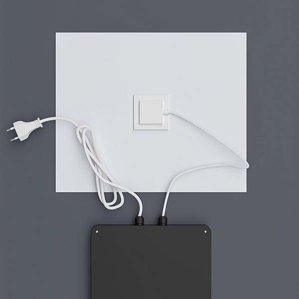 Дзеркало Mixxus Premium BEVEL MA02-90x65-Reverse з Led Touch, Anti-fog, димером (3-6,5kK) (MP6641) - Фото - 9