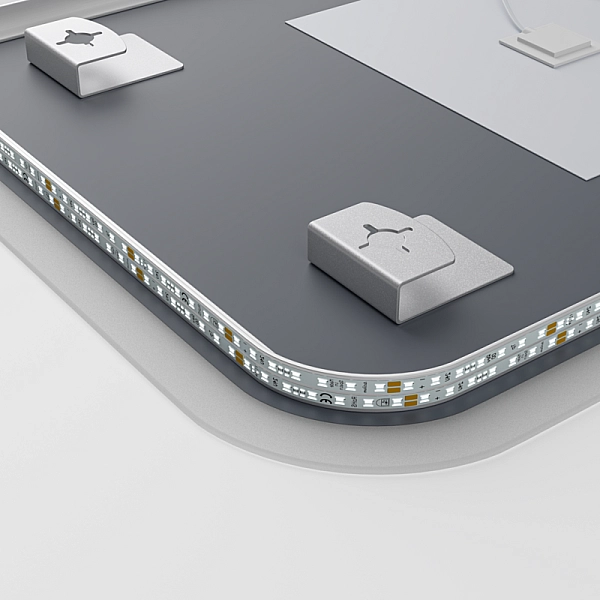 Дзеркало Mixxus Premium BEVEL MA02-90x65-Reverse з Led Touch, Anti-fog, димером (3-6,5kK) (MP6641) - Фото - 6